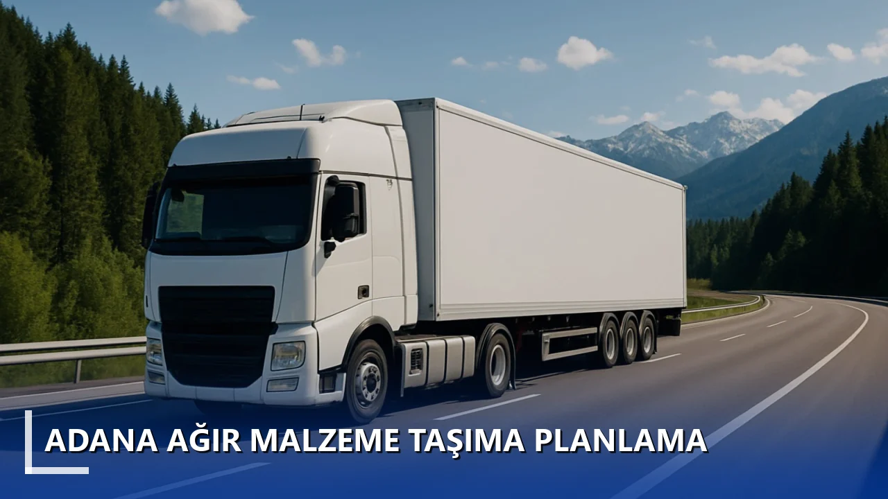 Adana Ağır Malzeme Taşıma Planlama