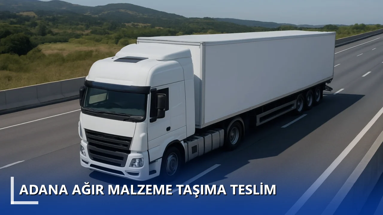 Adana Ağır Malzeme Taşıma Teslim