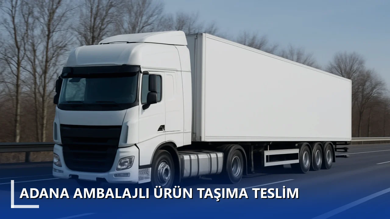 Adana Ambalajlı Ürün Taşıma Teslim
