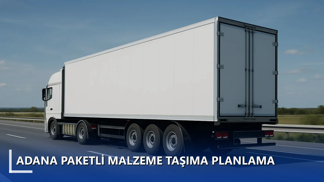 Adana Paketli Malzeme Taşıma Planlama
